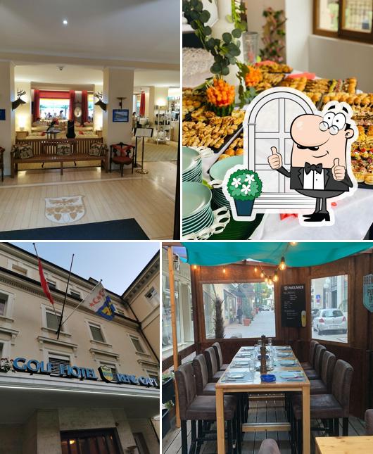 Guarda la immagine che raffigura la esterno e interni di Café du Globe