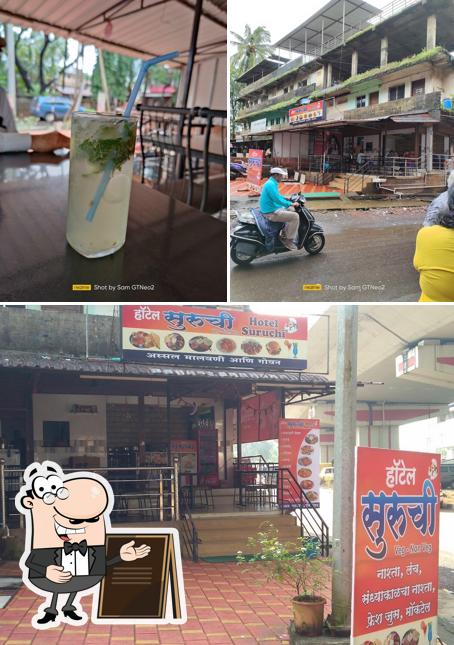 The photo of Hotel suruchi Veg-Non Veg’s exterior and alcohol