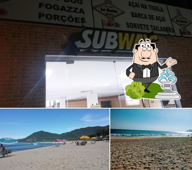 Veja imagens do exterior do Subway