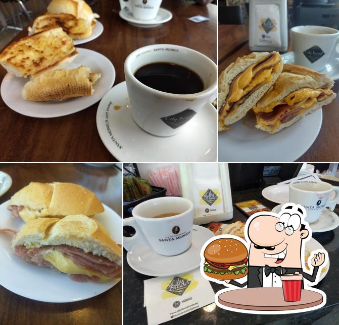 Consiga um hambúrguer no Padaria City Bread