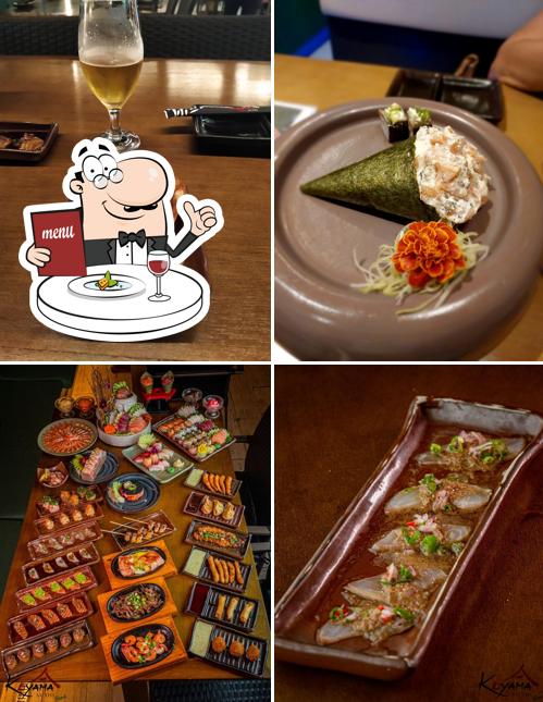 Platos en Koyama Sushi Santos