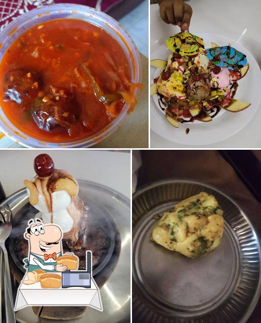 Garlic bread at Madhuram hotel