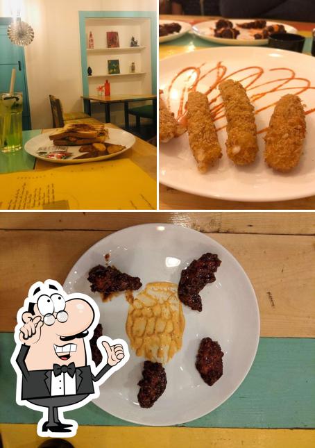 The interior of Cafe Wabi Sabi