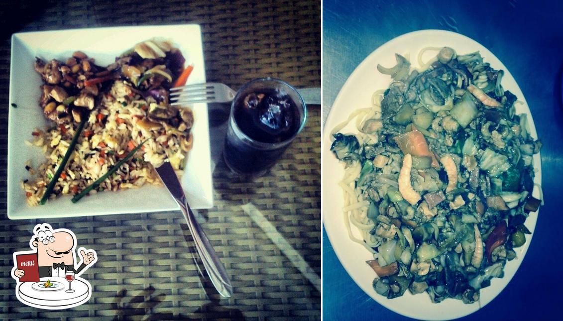 Platos en Yakissoba Café