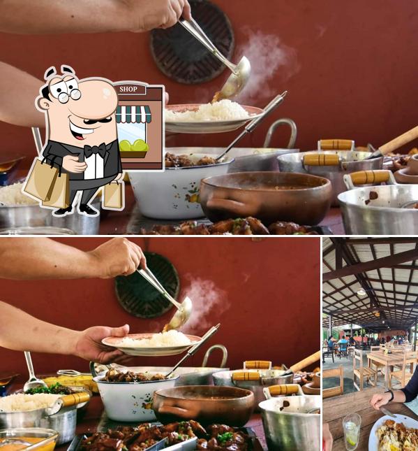 O exterior do Restaurante café