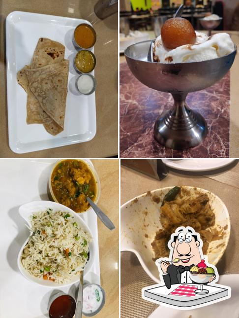 Hotel Aariyaas Grand serves a selection of sweet dishes