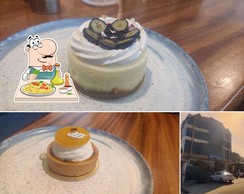 Among various things one can find food and exterior at Aaina