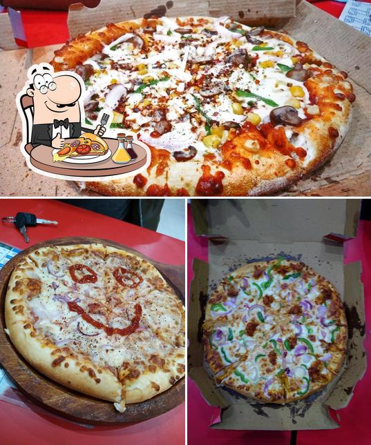 Pick pizza at Pizza Slice