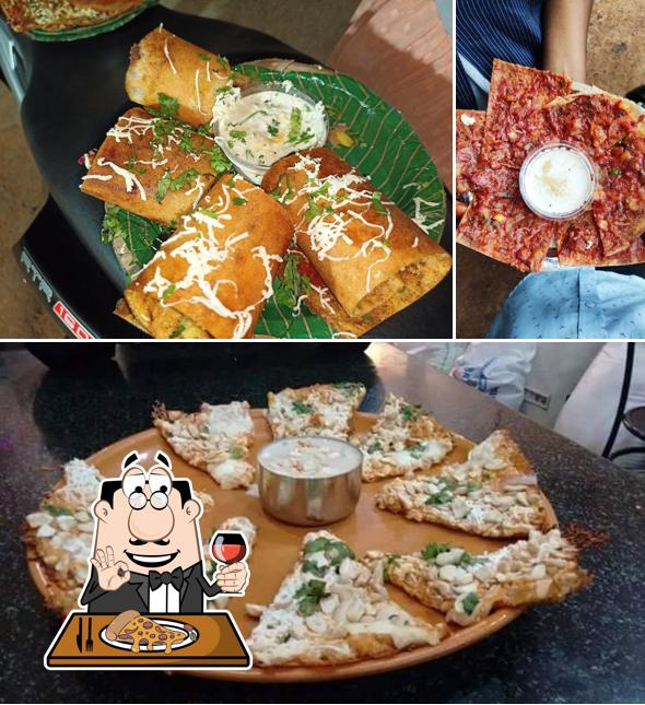 Order pizza at Vajra Tiffins & Caterers