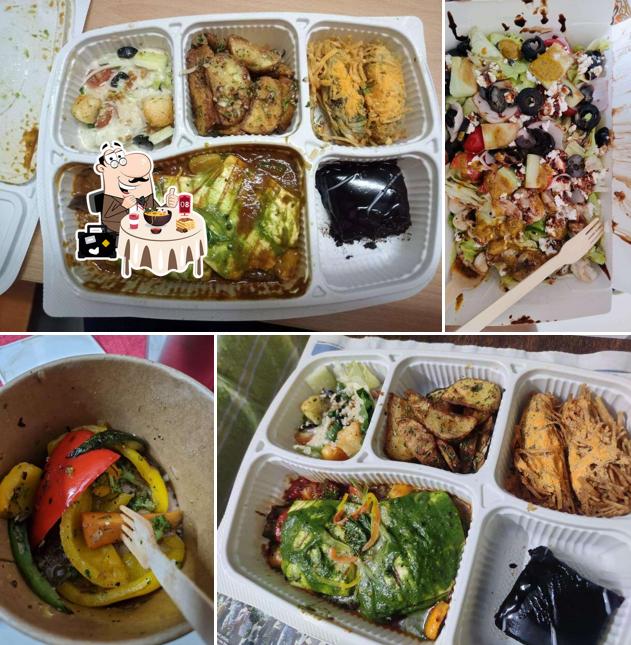 Food at Smoke House Deli