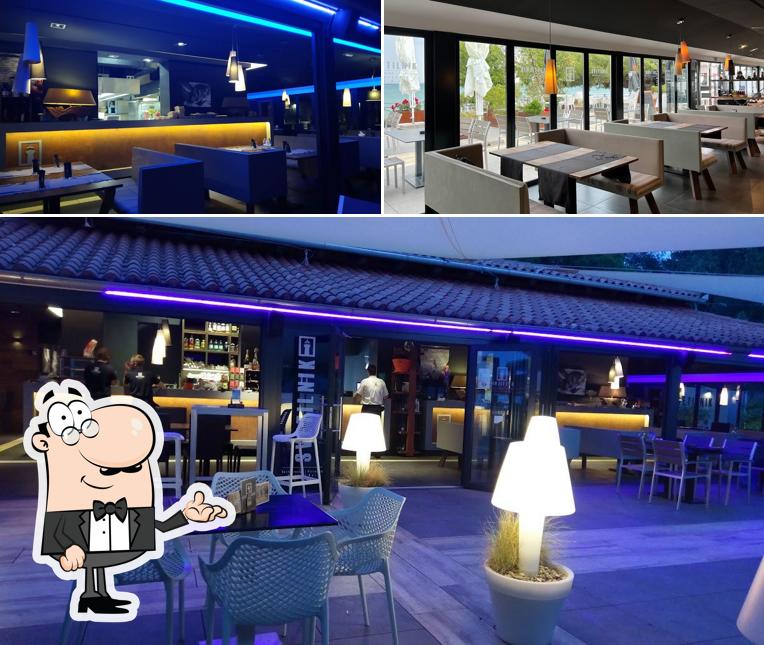 Gli interni di Restavracija in Lounge bar Svetilnik