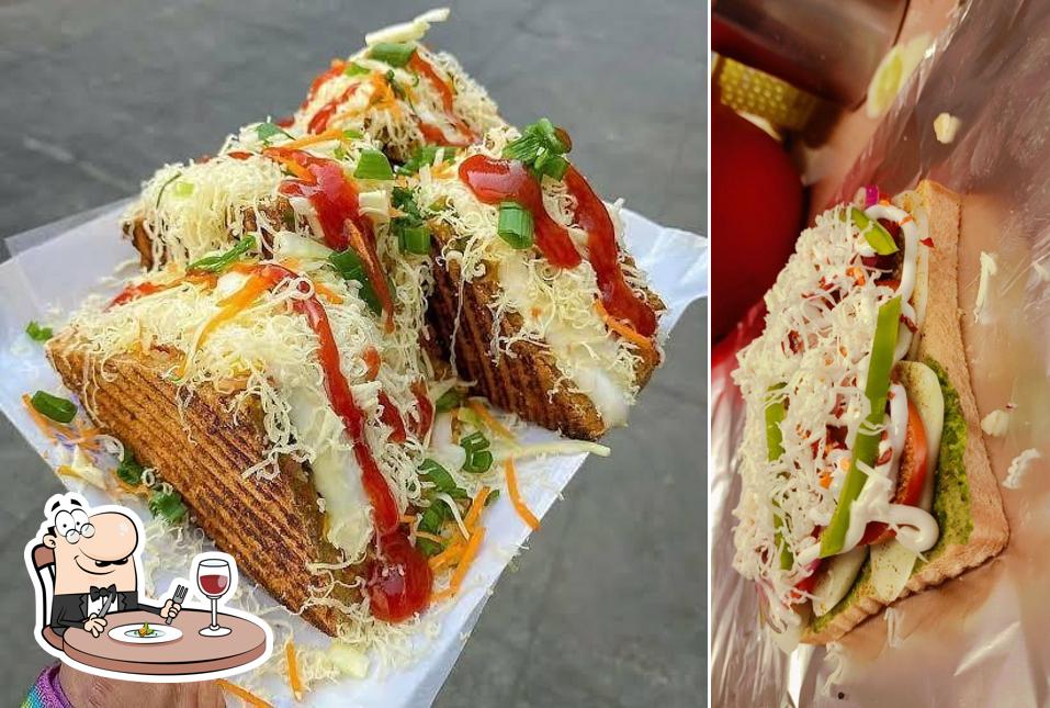 Food at King sandwich