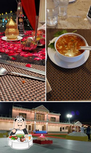 Hot and sour soup at The Heritage Palace Resort Rajkot's Best Poolside Restaurant