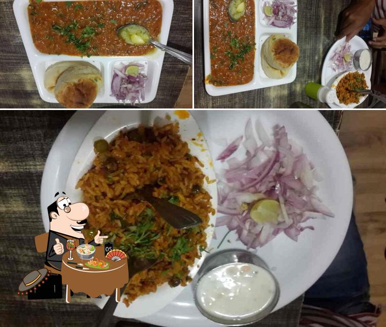 Meals at Nylon Pav Bhaji - Best Pavbhaji in Vadodara South Indian Chinese Pulav & Biryani