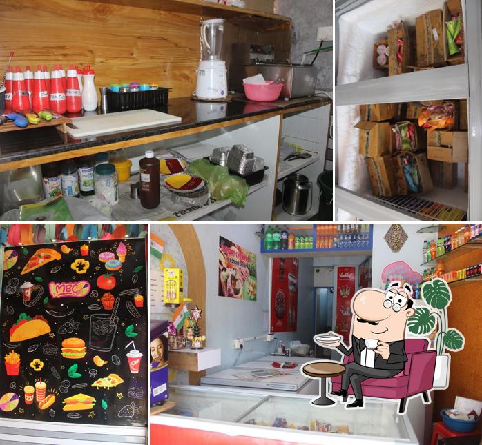 The interior of Mix Bombay chowpatti Ice Cream And Cafe Best Ice Cream Parlour And Cafe, Place For Party