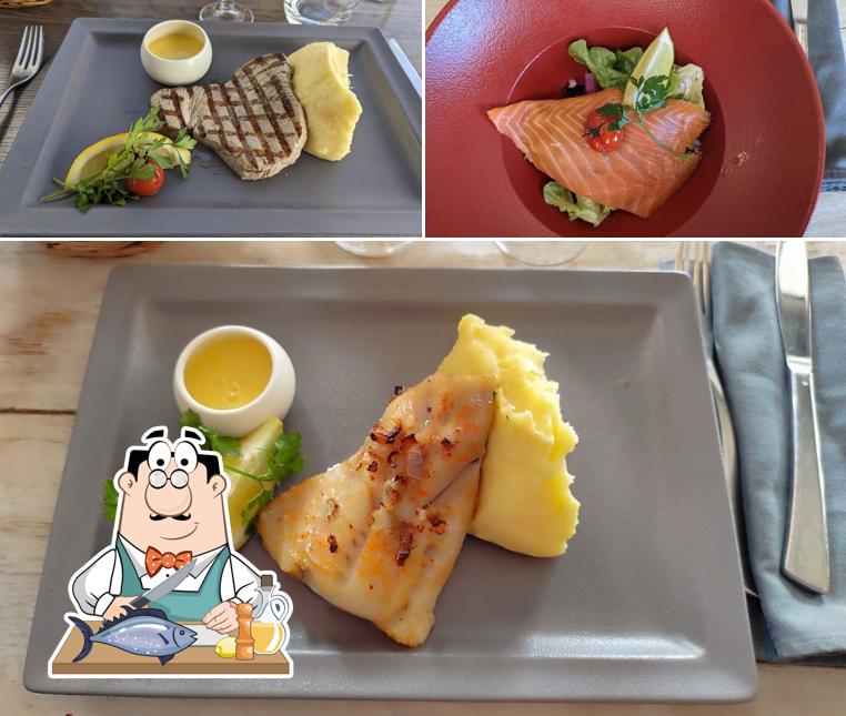 Saumon grillé à Restaurant Le Tatoon