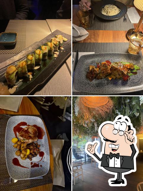 Gli interni di BLU Restaurant & Lounge The best lake view