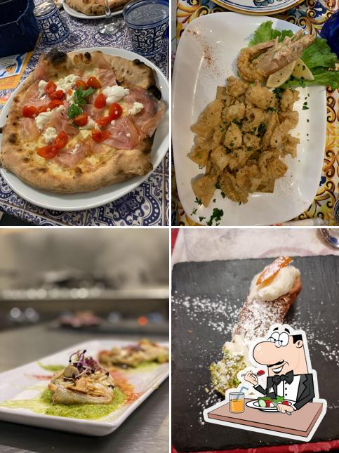 Platti al Ristorante La Curva Made in Sicily