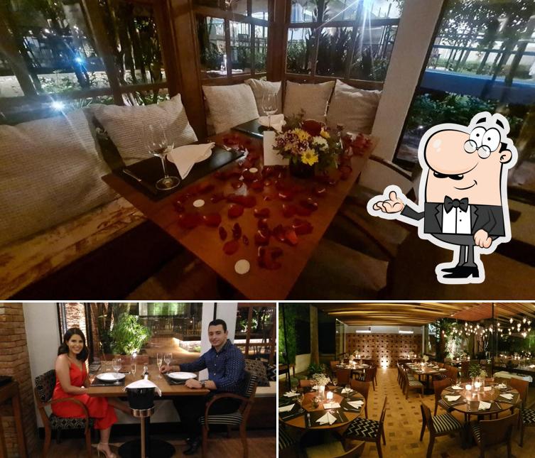 O interior do Baco Espaço Gastronômico