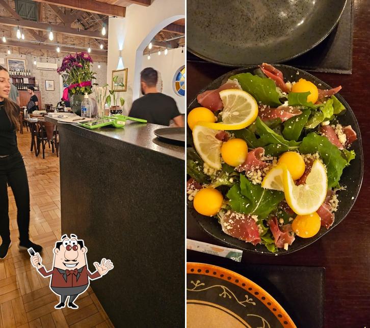 Comida em Cantina Toscana