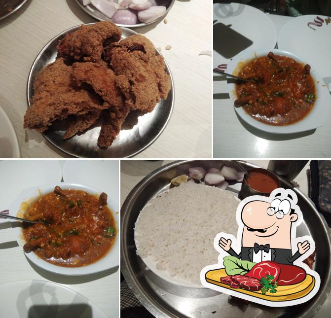 Take a look at the selection of meat meals