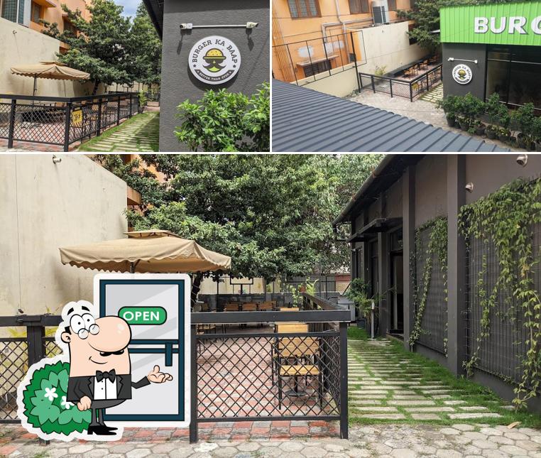 The exterior of Burger Ka Baap - BKB Cafe