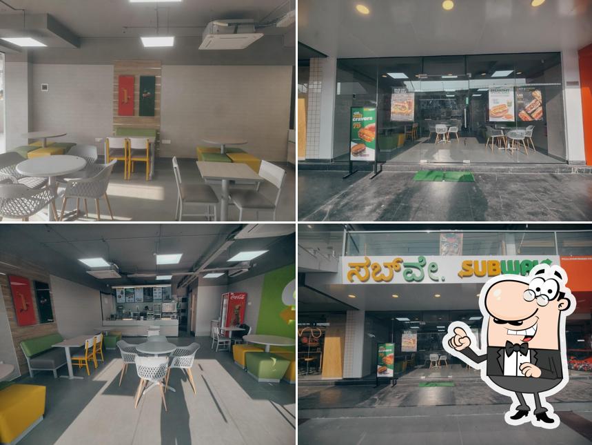 The interior of Subway Bommasandra