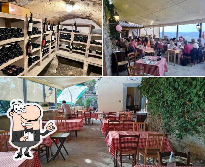 Gli interni di Grotto Eremo San Nicolao