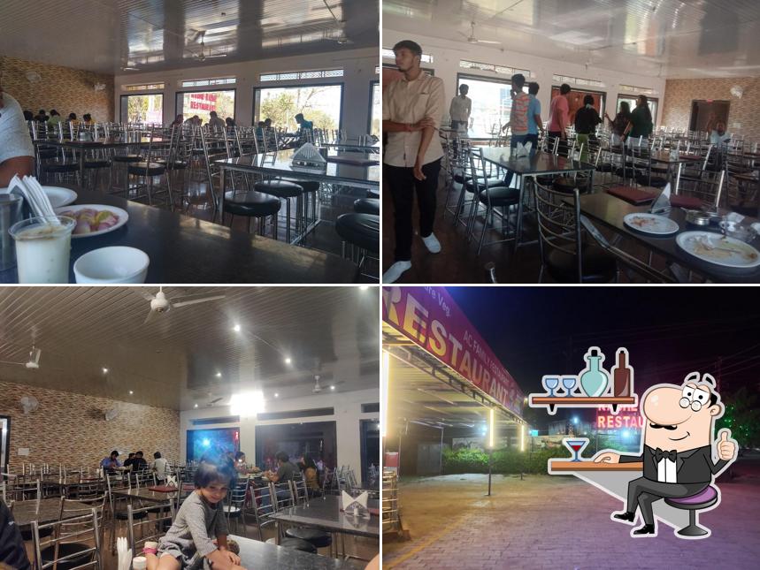 The interior of Radhe Radhe Restaurant