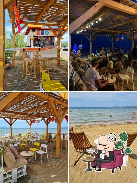 Gli interni di Beach Bar Partenza