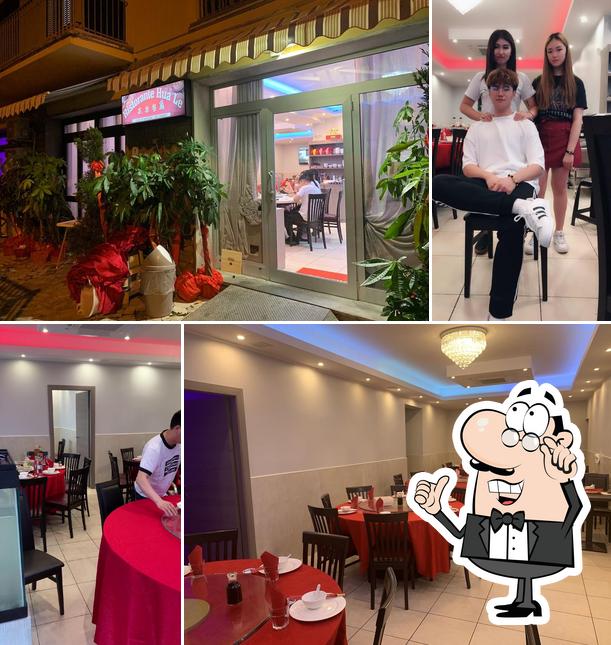 Gli interni di Flower Ristorante