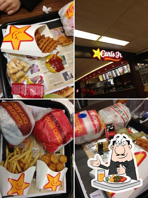 Comida em Carl's Jr