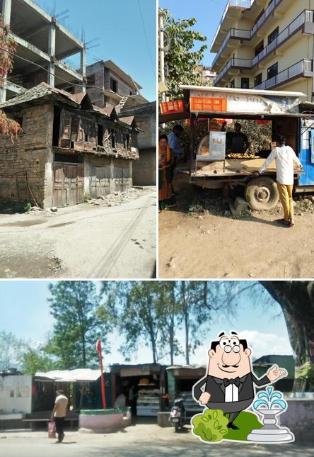 You can get some fresh air outside Chuk chuk mail Snacks point