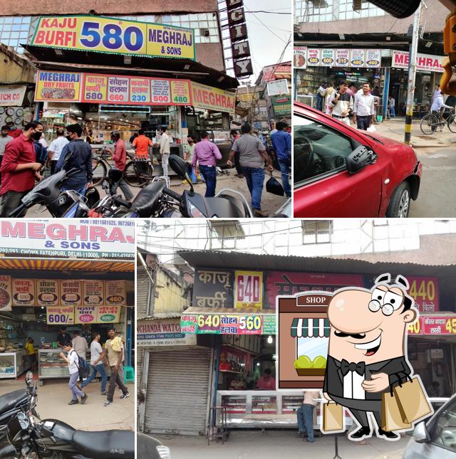 The exterior of Meghraj & sons