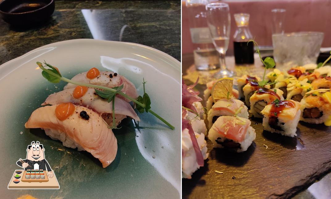 Prenditi le diverse opzioni di sushi