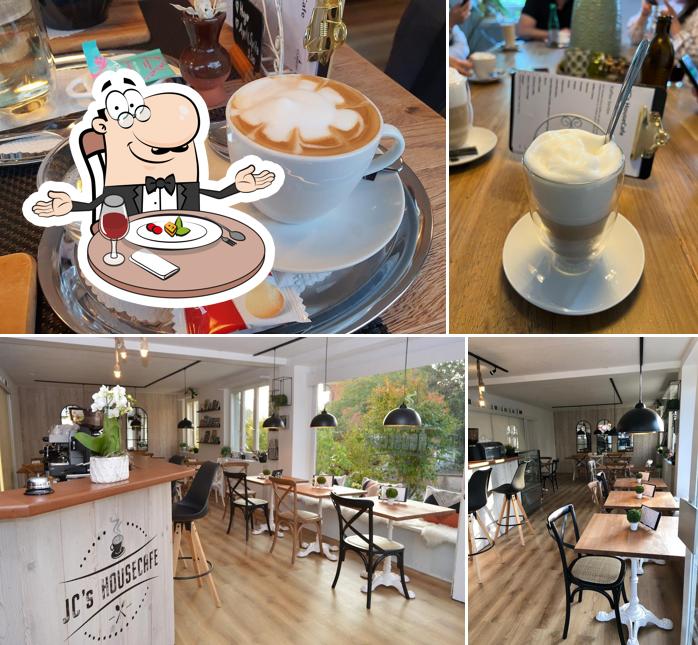 La immagine di tavolo da pranzo e bevanda da JC's HouseCafe