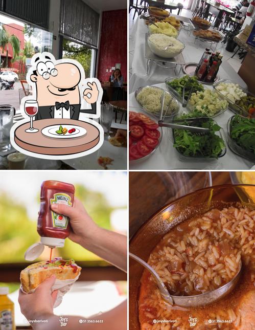Platos en Joy's Bar