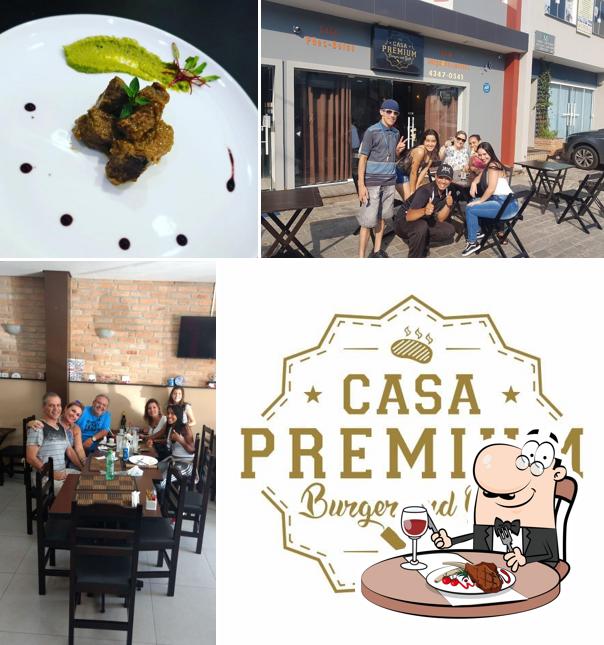 CASA PREMIUM Burger & Grill serve pratos de carne