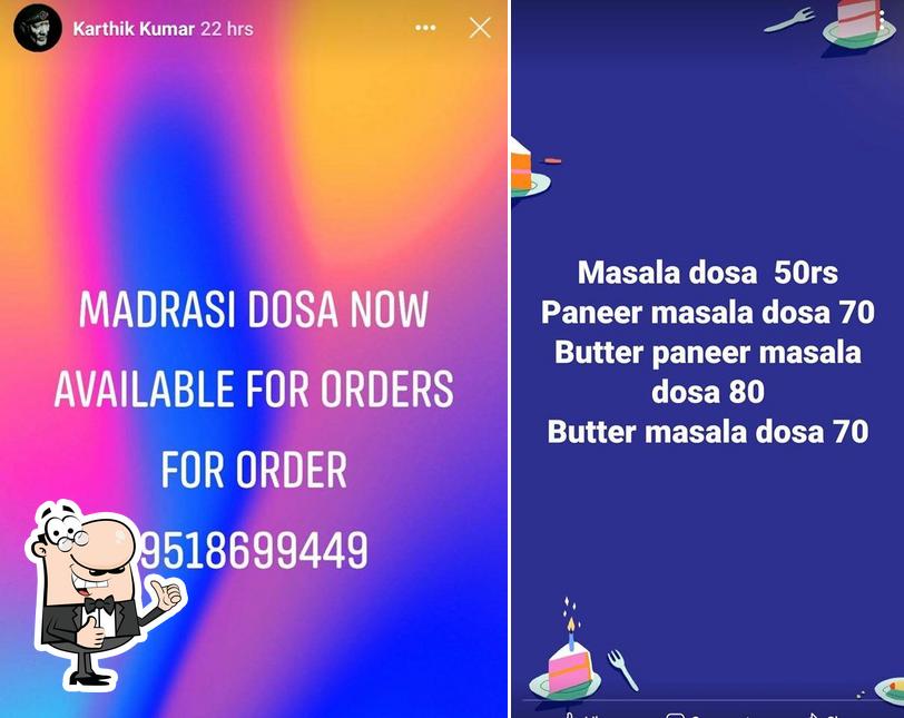 Here's a pic of Madrasi dosa yamuna nagar