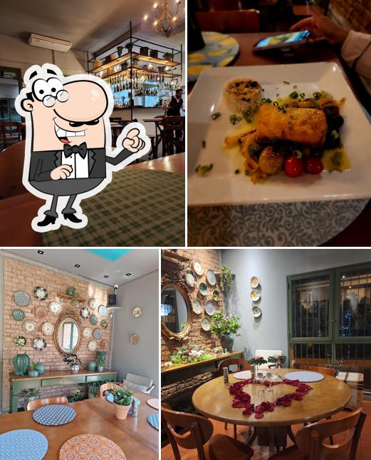 Veja imagens do interior do Santina Restaurante