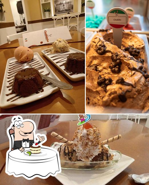 Sorveteria Coelhinho Porto Plaza Shopping provê uma escolha de pratos doces