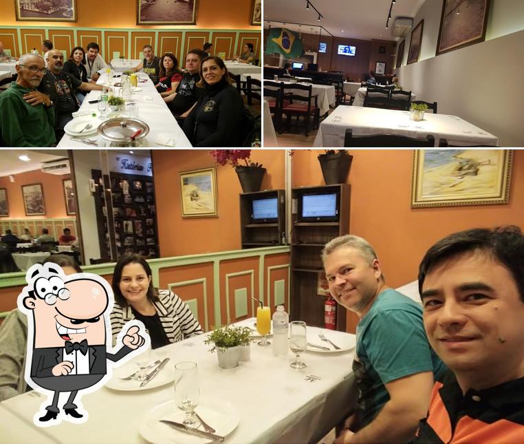 O interior do Restaurante e Churrascaria La Gondola