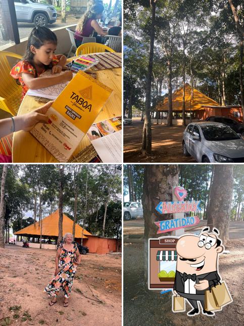 O exterior do Taboa Peixaria - Unidade Seringal