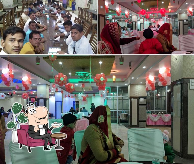 The interior of Hotel Krishna