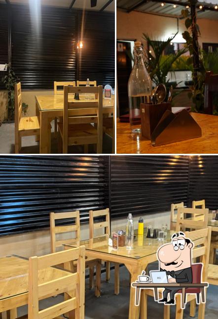 The interior of The Soya Chaap Co