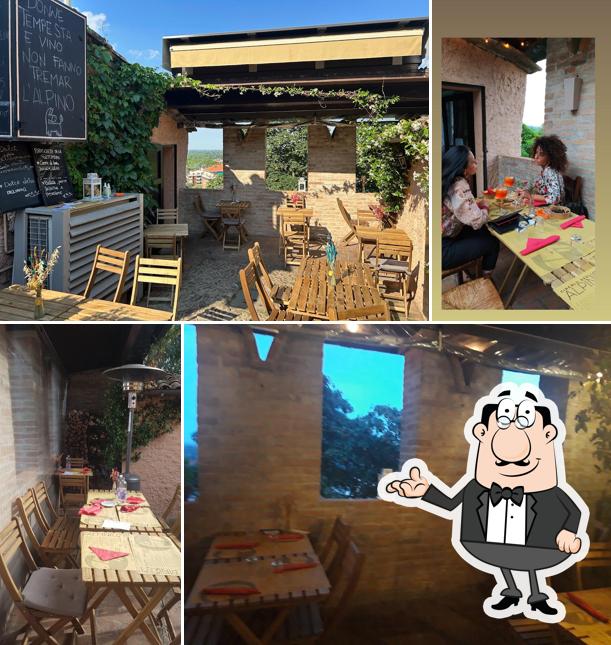 Gli interni di Circolo Privato Gruppo Alpini