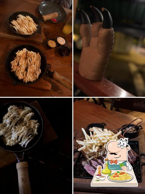 Platos en Dino Barbecue