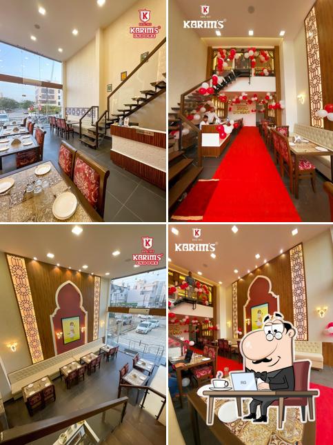 The interior of KARIM'S INDORE - ( ORIGINAL FROM JAMA MASJID DELHI-6 )