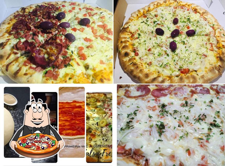 No Pizzaria Salsa Fresca, você pode provar pizza