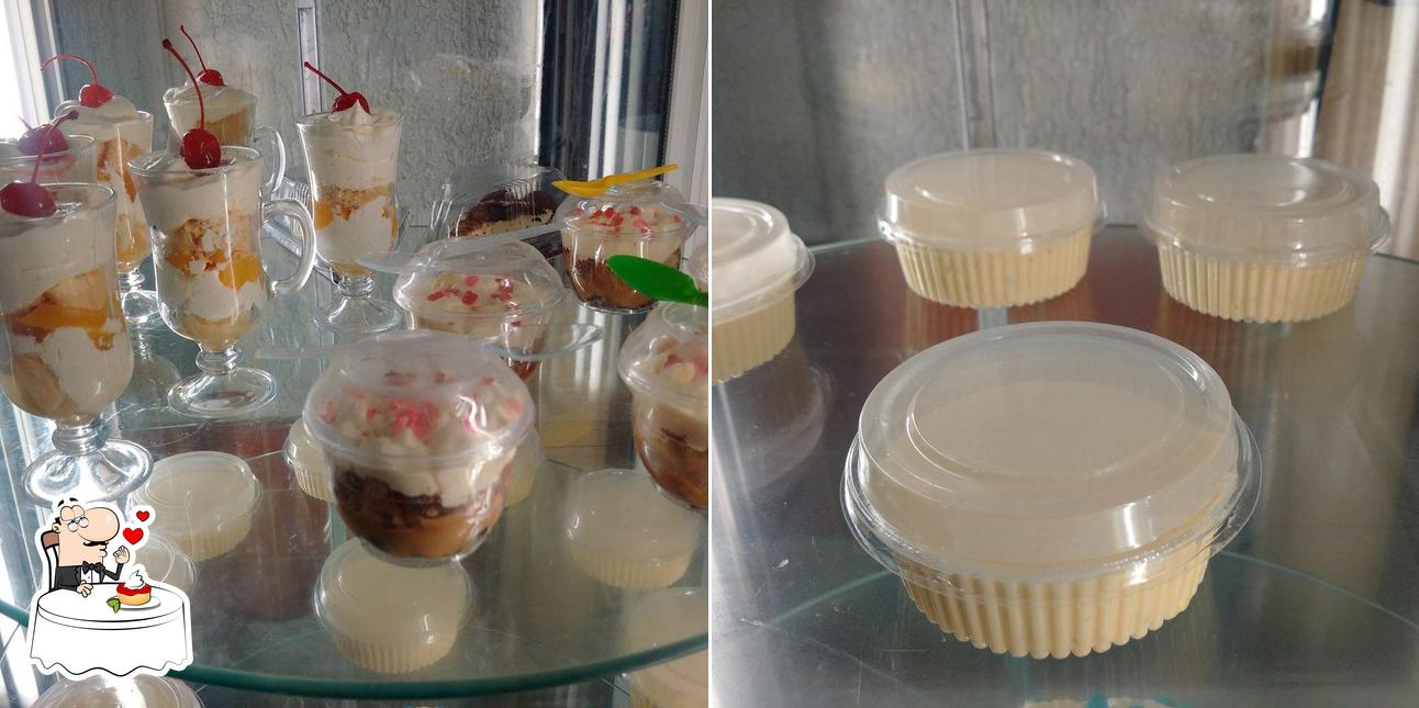 Segredo d' Chef Massas serve uma variedade de pratos doces